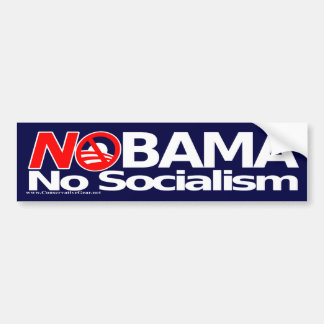 NObama, No Socialism Bumper Sticker