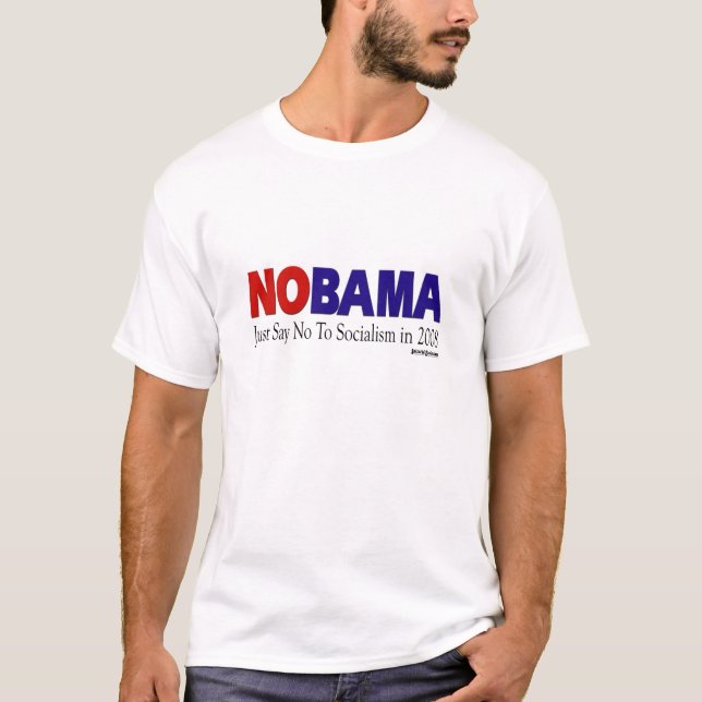 NObama T-Shirt - Customised (Front)