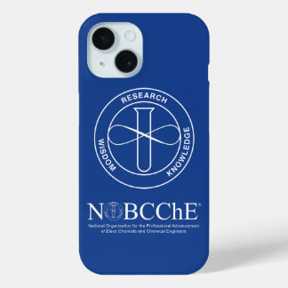 NOBCChE white logo iPhone 15 Case
