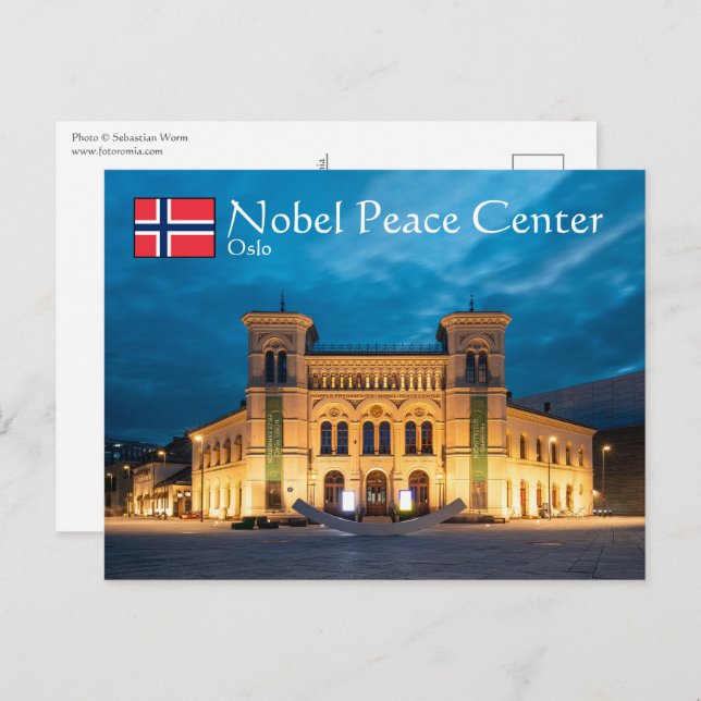 Nobel Peace Centre Postcard (Front/Back)