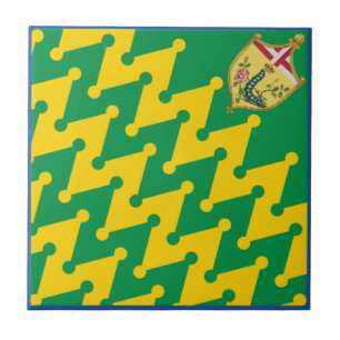 Nobile Contrada del Bruco (Caterpillar) Palio Tile