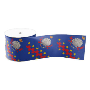 Nobile Contrada del Nicchio (Seashell) Grosgrain Ribbon