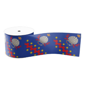 Nobile Contrada del Nicchio (Seashell) Grosgrain Ribbon