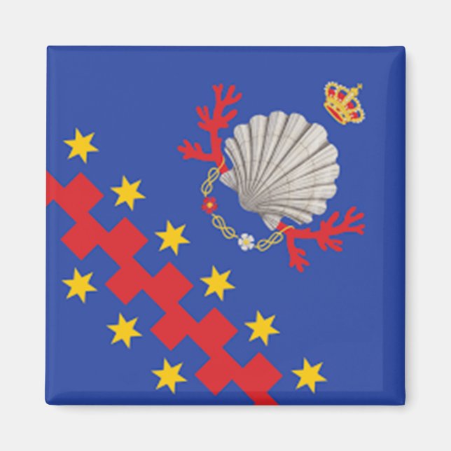 Nobile Contrada del Nicchio (Seashell) Magnet (Front)