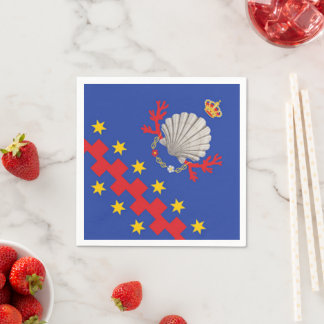 Nobile Contrada del Nicchio (Seashell) Napkin