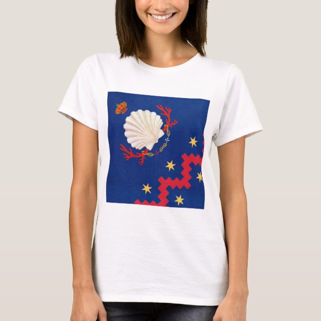 Nobile Contrada del Nicchio (Seashell) Palio T-Shirt (Front)