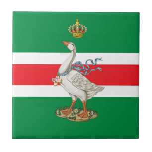 Nobile Contrada dell' Oca (Goose) Palio Tile