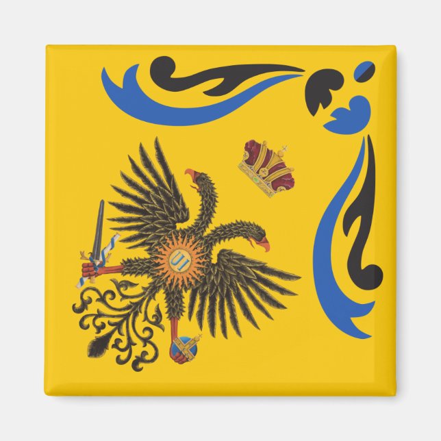 Nobile Contrada dell'Aquila Palio di Siena (Eagle) Magnet (Front)