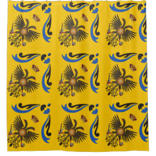 Nobile Contrada dell'Aquila Palio di Siena (Eagle) Shower Curtain