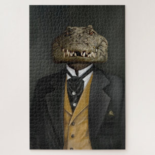 Noble Beasts - Dandy Crocodile Jigsaw Puzzle