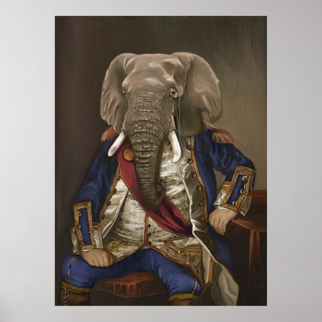 Noble Beasts - Dandy Elephant Poster (Front)
