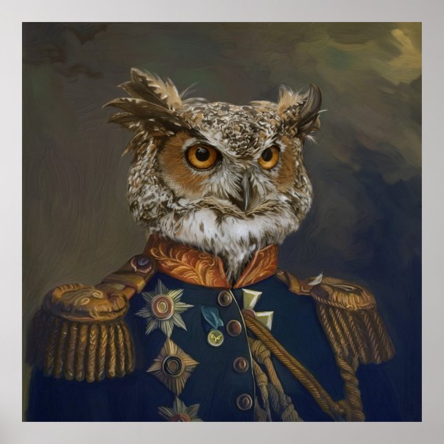 Noble Beasts - Dandy Owl Poster (Front)