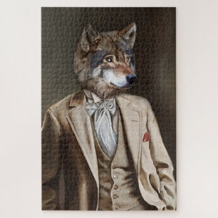 Noble Beasts - Dandy Wolf Jigsaw Puzzle