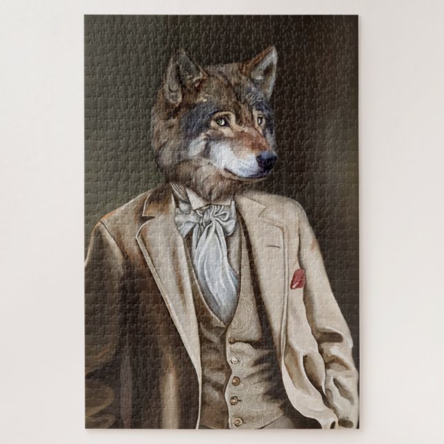 Noble Beasts - Dandy Wolf  Jigsaw Puzzle (Vertical)