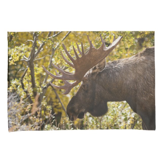 Noble Bull Moose Pillowcase (Front-Right)