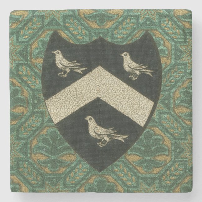 Noble Crest II Stone Coaster (Front)