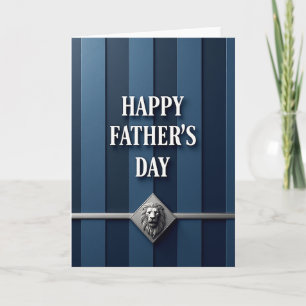 Noble Fathers Day Emblem Card