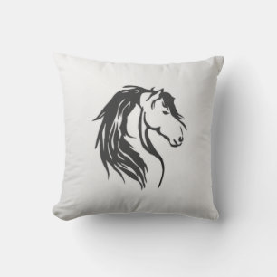 Noble Horse Head Cushion