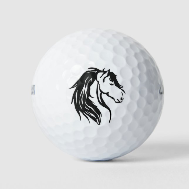 Noble Horse Head Golf Balls (Front)