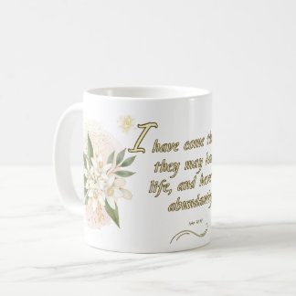 Noble Life Mug: 'John 10:10 Coffee Mug