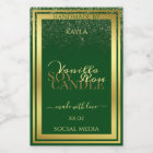 Noble Product Packaging Labels Dark Green and Gold