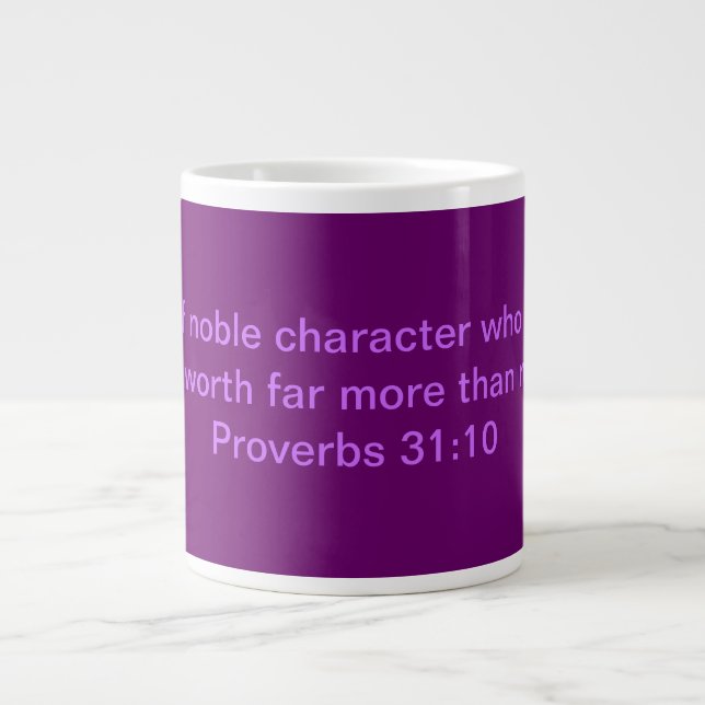 Noble Wife / Proverbs 31:10 Mug (Front)