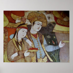 Nobles at the Court of Shah Abbas I Poster