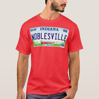 Noblesville Indiana License Plate T-Shirt