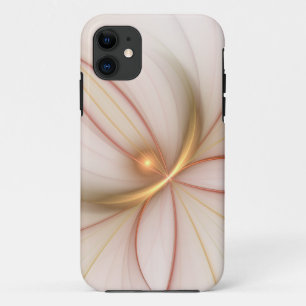 Nobly Copper And Gold Abstract Modern Fractal Art Case-Mate iPhone Case