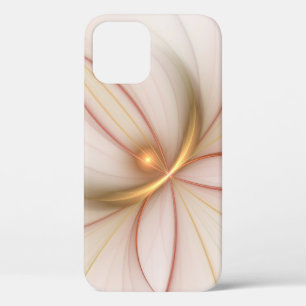 Nobly Copper And Gold Abstract Modern Fractal Art iPhone 12 Pro Case
