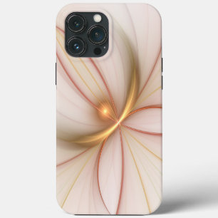Nobly Copper And Gold Abstract Modern Fractal Art iPhone 13 Pro Max Case