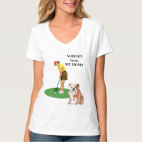 Nobody Beats My Mum Dog Golf 