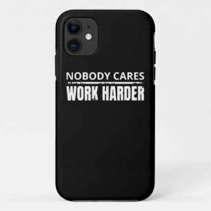 Nobody Cares Work Harder Fitness Workout Gym Gift Case-Mate iPhone Case