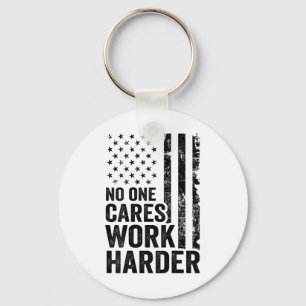 Nobody Cares Work Harder Fitness Workout Gym Usa ( Key Ring