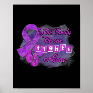 Nobody Fight Alone Heimerheimer's Awareness  Poster