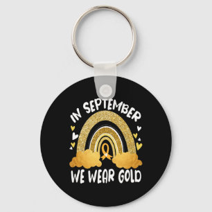 Nobody fight Childhood Cancer Awareness Alone In Key Ring