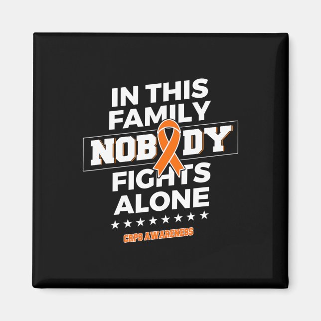 Nobody Fights Alone Crps Awareness  Magnet (Front)