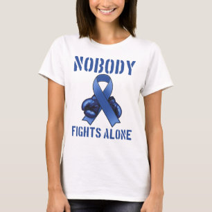 Nobody Fights Alone, Diabetes Awareness T-Shirt