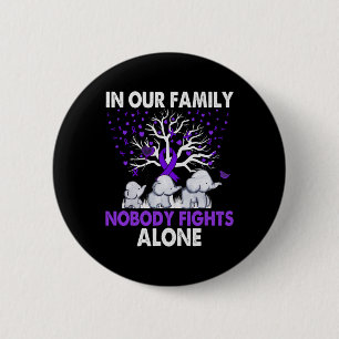 Nobody Fights Alone Family Elephants Heimerheimer 6 Cm Round Badge