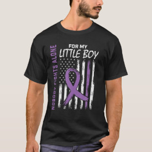 Nobody Fights Alone Little Boy Son Epilepsy Awaren T-Shirt