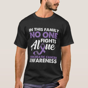 Nobody Fights Alone - Pancreatic Cancer Awareness T-Shirt