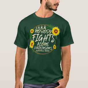 Nobody Fights Alone Parkinson Awareness Month T-Shirt
