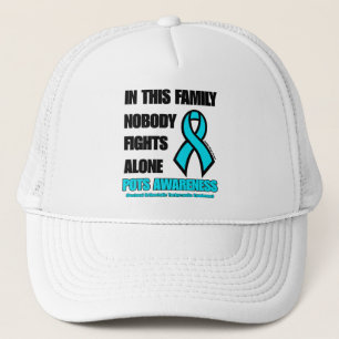 NOBODY FIGHTS ALONE...POTS TRUCKER HAT