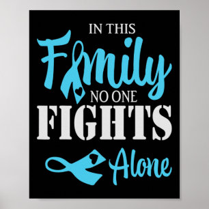 Nobody Fights Diabetes Alone Support Diabetes Awar Poster