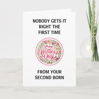 Nobody Gets It Right The First Time Card