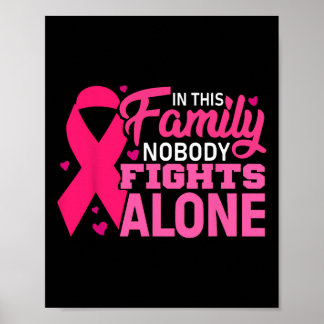 Nobody In This Family Fights Alone Breast Cancer A Poster