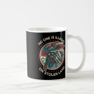 Nobody Is Illegal On Stolen Land Coffee Mug