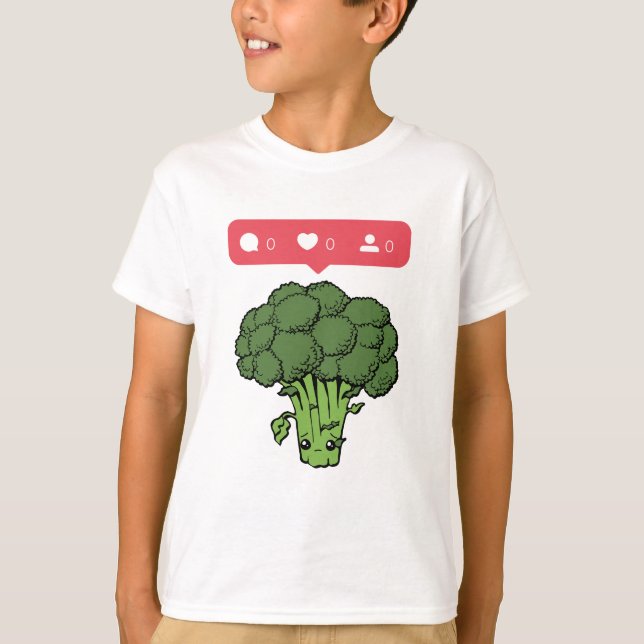 Nobody likes Broccoli -  Gift For Vegetable Lovers T-Shirt (Front)