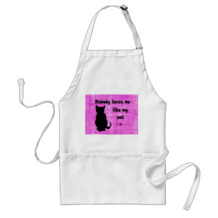 Nobody Loves Me Like My Cat Standard Apron