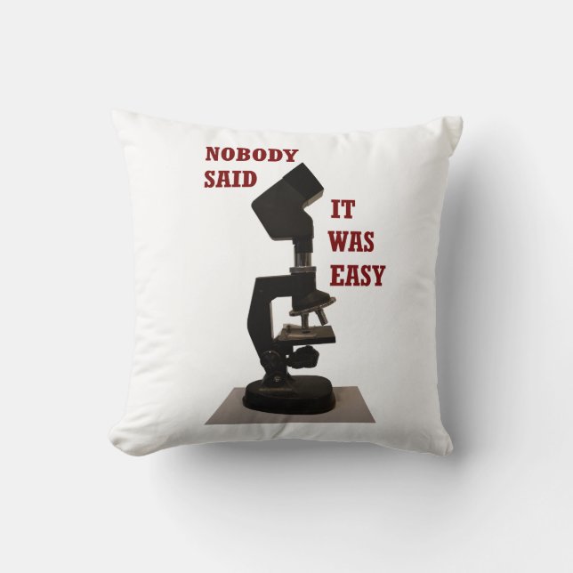 Nobody said it was easy cushion (Front)